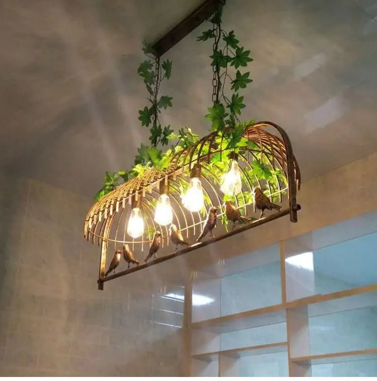 Creative Bird Vintage Industrial Chandelier - Julia M LifeStyles