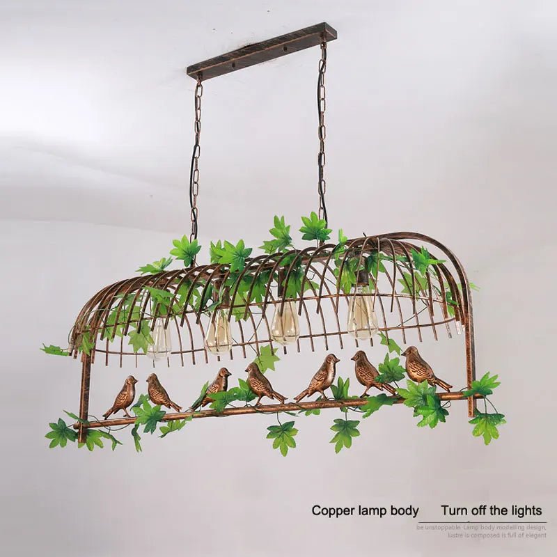 Creative Bird Vintage Industrial Chandelier - Julia M LifeStyles