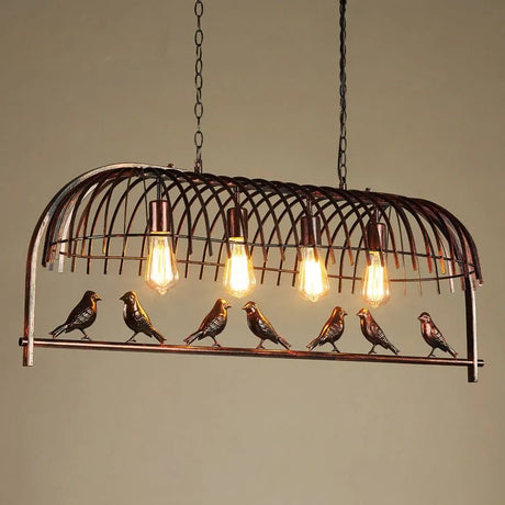 Creative Bird Vintage Industrial Chandelier - Julia M LifeStyles