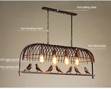 Creative Bird Vintage Industrial Chandelier - Julia M LifeStyles