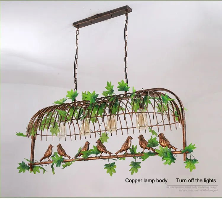 Creative Bird Vintage Industrial Chandelier - Julia M LifeStyles