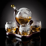 "Creative Glass Decanter Set: Whiskey & Wine Globe Ornaments" - Julia M LifeStyles