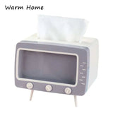 Creative Tissue Boxes Retro Television Phone Holder - Julia M LifeStyles