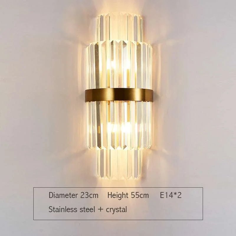 Crystal Elegance Wall Lights - Julia M LifeStyles