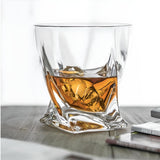 Crystal Glass Creative Twist Whiskey Cocktail Beer Mug 340ml - Julia M LifeStyles