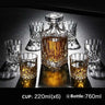 Crystal Glass Wine Decanter Set - Julia M LifeStyles