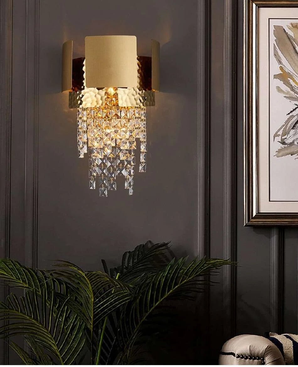 Crystal Glow Wall Lamp - Julia M LifeStyles