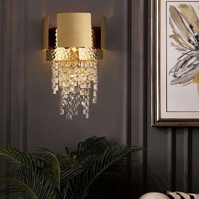 Crystal Glow Wall Lamp - Julia M LifeStyles