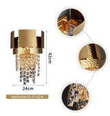 Crystal Glow Wall Lamp - Julia M LifeStyles