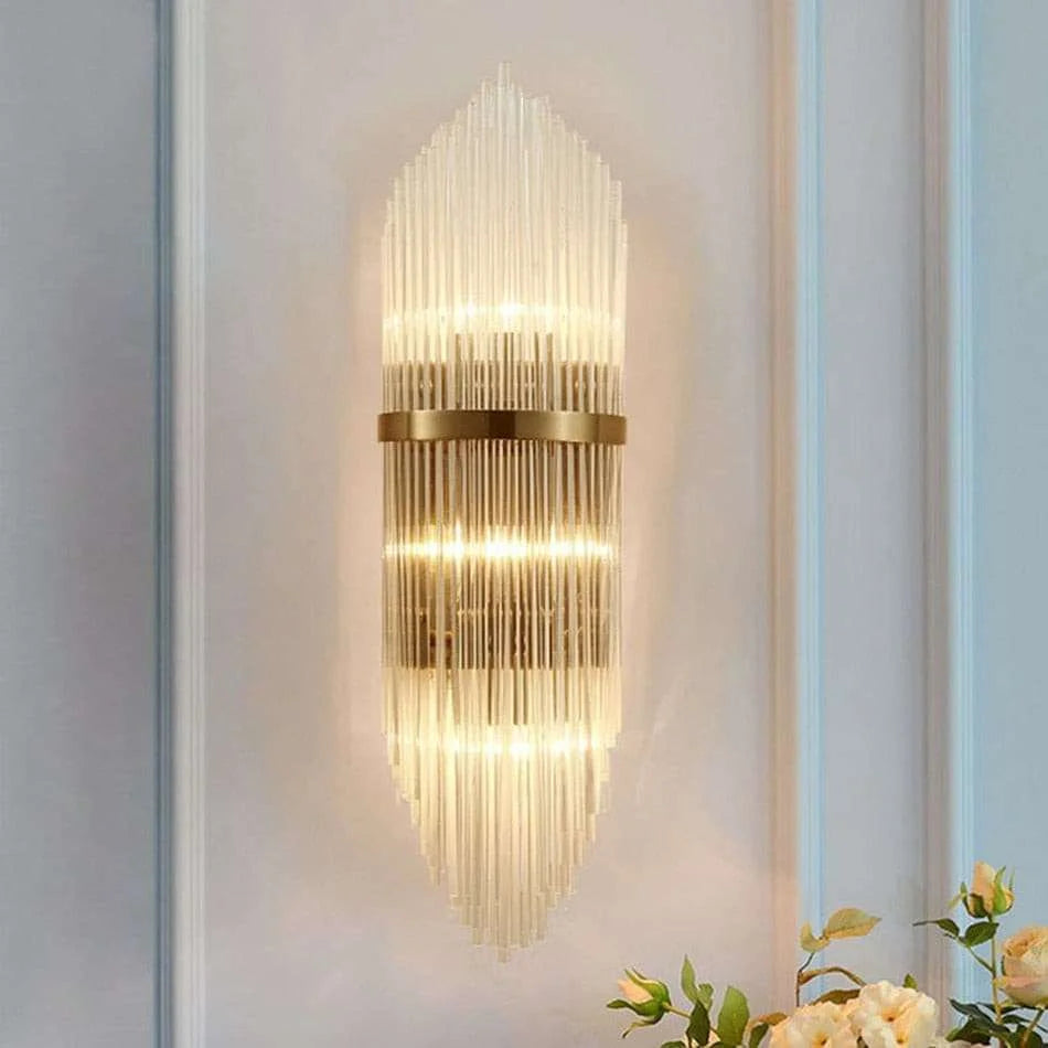 LED Crystal Wall Lamp wall light fixtures Julia M Home & Kitchen   