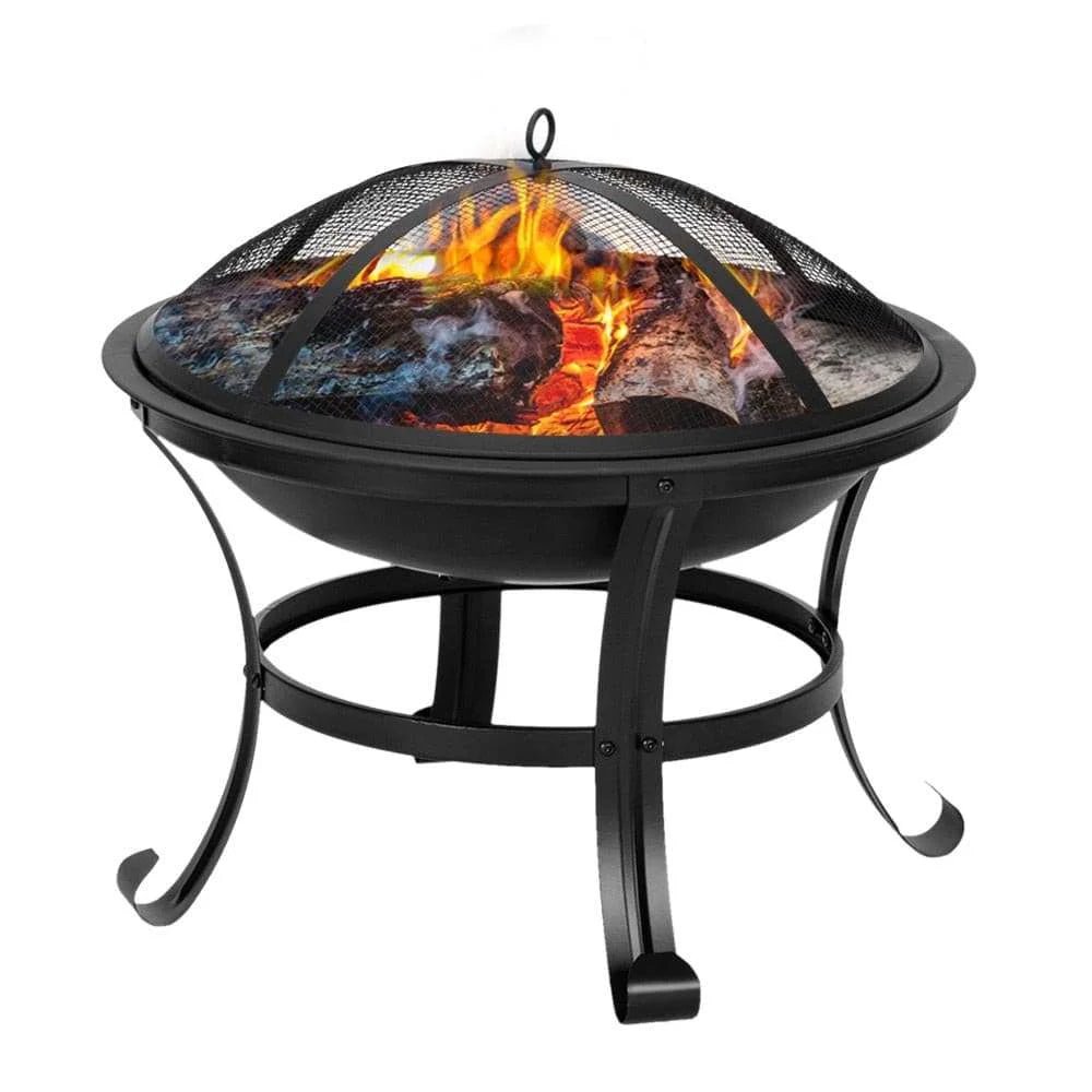 Curved Feet Iron Brazier Burning Fire Pit - Julia M LifeStyles