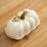 Cute and Novel Pumpkin with Lid Ceramic Dining Plate Snack Plate Kitchen Utensils Restaurant Utensils New Year's Festival Gifts - Julia M LifeStyles