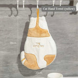 Cute Cat Hand Towel For Child Super Absorbent - Julia M LifeStyles