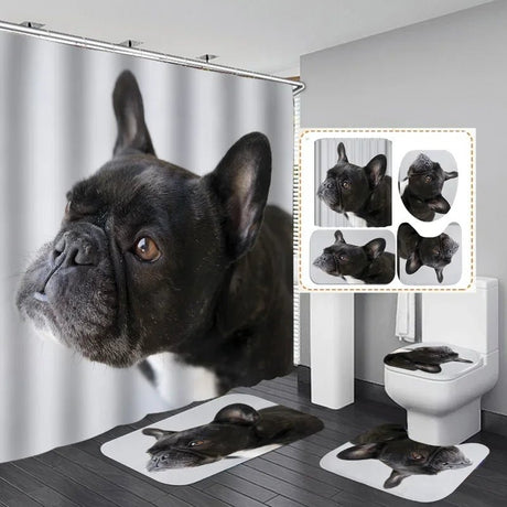 Labrador Love Waterproof Shower Curtain Set - Julia M LifeStyles