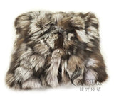 CX-D-96B New Products Silver Fox Fur Red Fox Fur Sofa Cushion Cover - Julia M LifeStyles