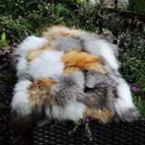 CX - D - 96B New Products Silver Fox Fur Red Fox Fur Sofa Cushion Cover - Julia M LifeStyles