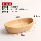 CZSAE Wooden Boat - shaped Fruit & Nut Bowl 🌳 - Julia M LifeStyles