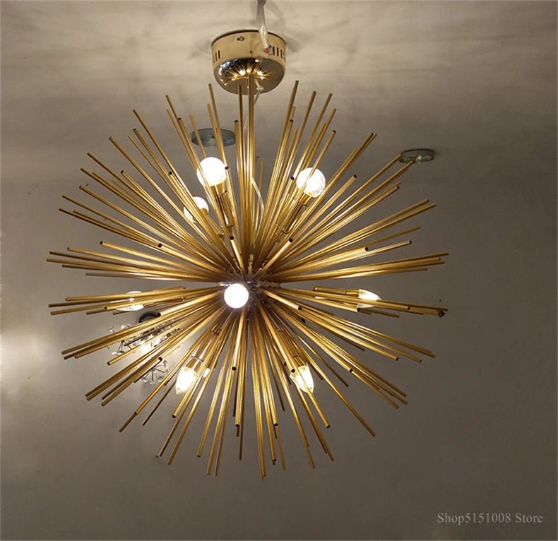 Dandelion Sputnik Chandelier - Modern Iron Art Lighting - Julia M LifeStyles