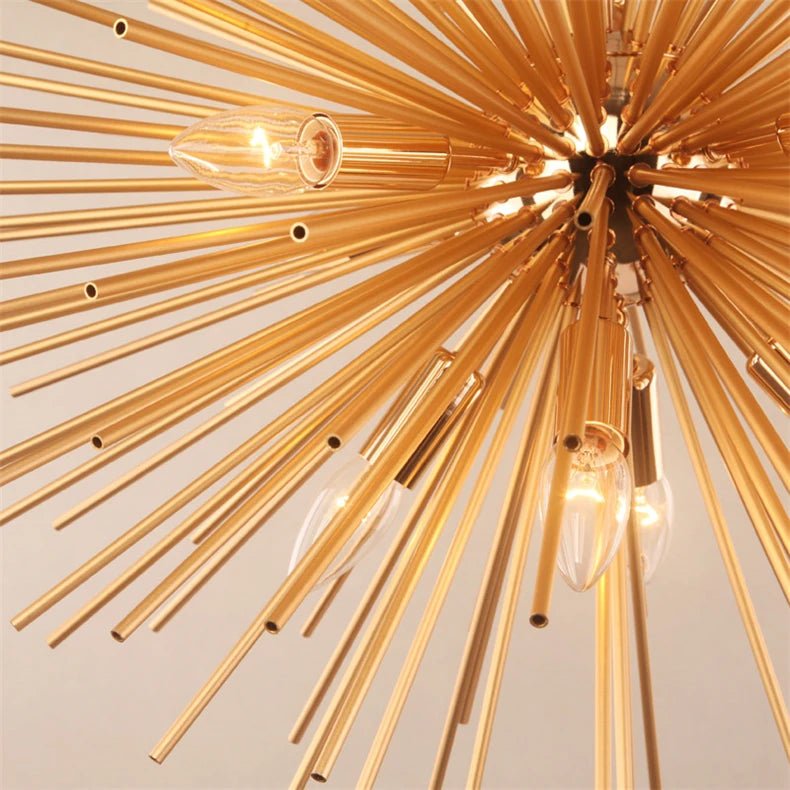 Dandelion Sputnik Chandelier - Modern Iron Art Lighting - Julia M LifeStyles