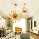 Dandelion Sputnik Chandelier - Modern Iron Art Lighting - Julia M LifeStyles