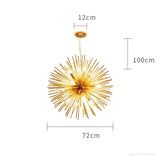 Dandelion Sputnik Chandelier - Modern Iron Art Lighting - Julia M LifeStyles