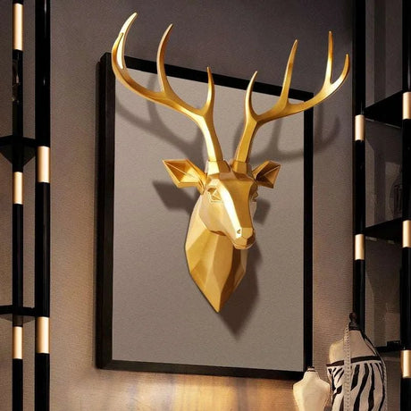 Deer Head Wall Sculpture - Julia M LifeStyles