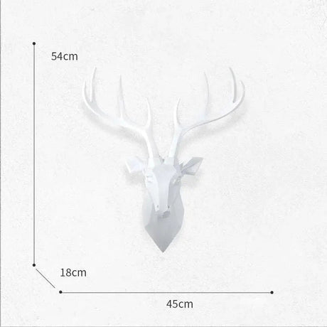 Deer Head Wall Sculpture - Julia M LifeStyles