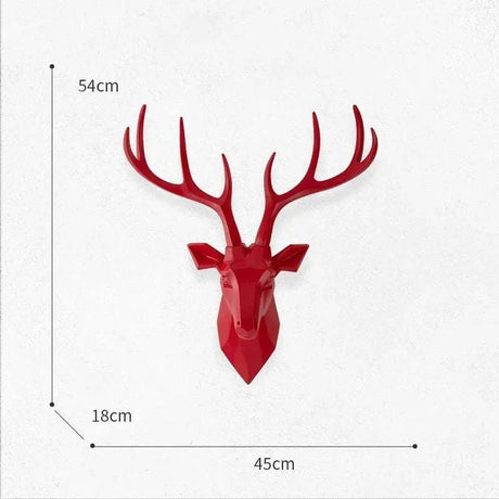 Deer Head Wall Sculpture - Julia M LifeStyles