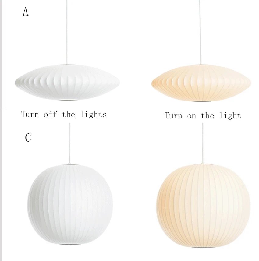 Denmark Designer Silk Pendant Lamp Living Room Hotel Hall Restaurant Hanglamp Home Decoration LED Lighting Factory Direct Sales - Julia M LifeStyles