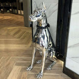 Doberman Dog Sculpture - Handcrafted home sculpture decor Julia M Home & Kitchen   
