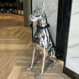 Doberman Dog Sculpture - Handcrafted - Julia M LifeStyles