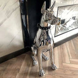 Doberman Dog Sculpture - Handcrafted - Julia M LifeStyles