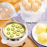 Double Layer Electric Egg Cooker - Julia M LifeStyles