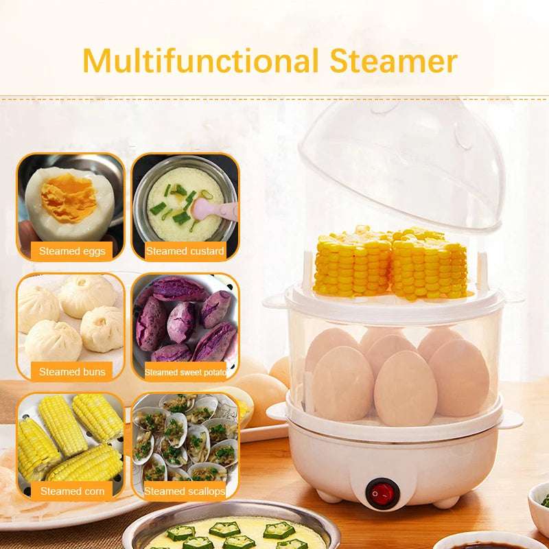 Double Layer Electric Egg Cooker - Julia M LifeStyles