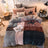 Double-Sided Flannel Fleece Bedding Set winter duvet cover set Julia M Home & Kitchen Shadow Hunter 200x230cm 