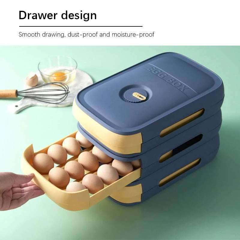 Drawer Type Egg Storage Box - Keep Your Food Fresh and Organized with Ease - Julia M LifeStyles