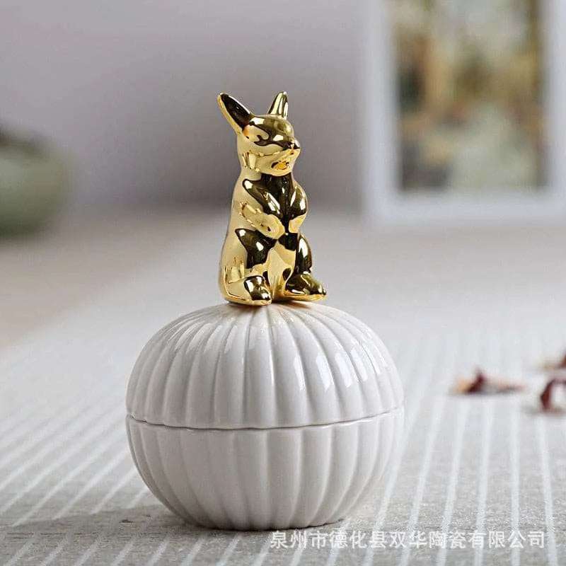 Eco - Chic Ceramic Animal Jar - Julia M LifeStyles