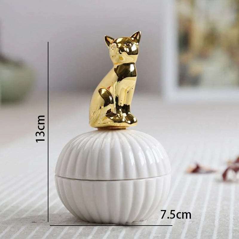 Eco - Chic Ceramic Animal Jar - Julia M LifeStyles