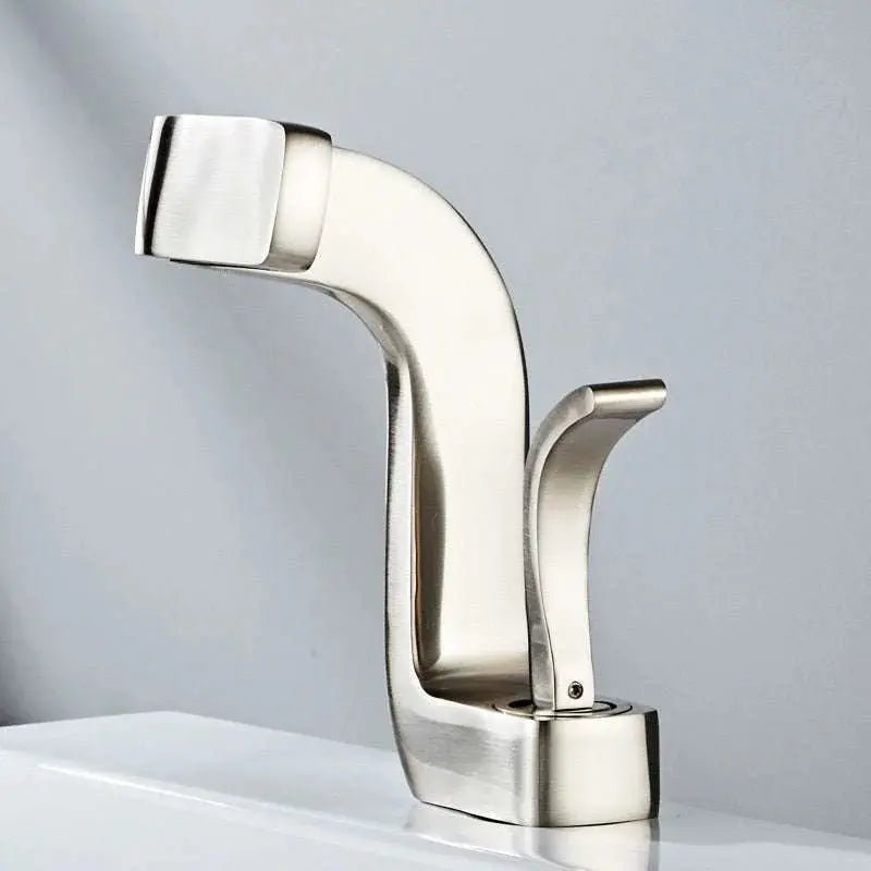 Eco-Friendly Gold and White Single Handle Faucet - Julia M LifeStyles