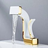 Eco - Friendly Gold and White Single Handle Faucet - Julia M LifeStyles