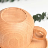 Eco - Friendly Wooden Coffee Set 🌿🍵 - Julia M LifeStyles