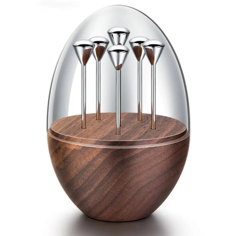 Egg Shape Toothpick Holder Stainless Steel Luxury Personality Party Bar Restaurant Dining Table Portable Metal Picks Container - Julia M LifeStyles