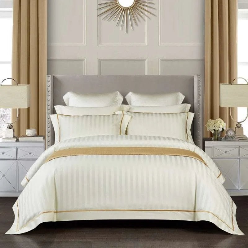 Egyptian Cotton Duvet Cover Set - Sleep Like Royalty - Julia M LifeStyles