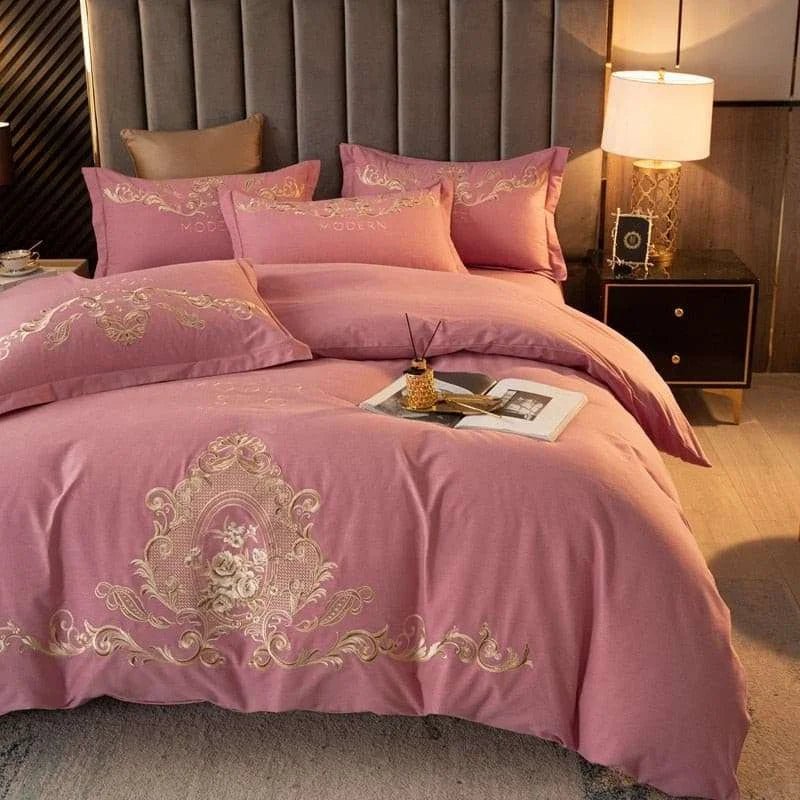 Egyptian Cotton Embroidered Bedding Set - Julia M LifeStyles