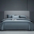 Egyptian Elegance: Luxury Grey Lace Bedding Set egyptian cotton bedding set Julia M Home & Kitchen   