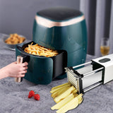 Electric French Fry Cutter with Stainless Steel Blades - Time - Saving and Safe - Julia M LifeStyles