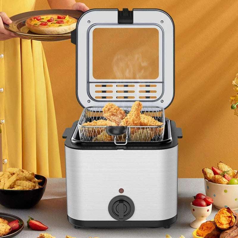 Electric Fryer - Family Size Self - Heating 2.5L Capacity Fryer - Julia M LifeStyles