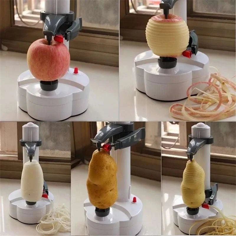 Electric Peel - O - Matic: The Ultimate Fruit and Vegetable Peeler - Julia M LifeStyles