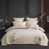 Elegance Collection: Luxurious Egyptian Cotton Embroidered Bedding Set - Julia M LifeStyles
