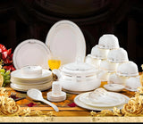 Elegant 60 - Piece Fine Bone China Dinner Set - Julia M LifeStyles